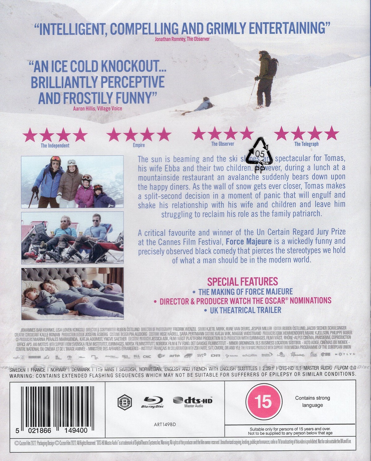 Force Majeure (ej svensk text) (Blu-ray) - 2