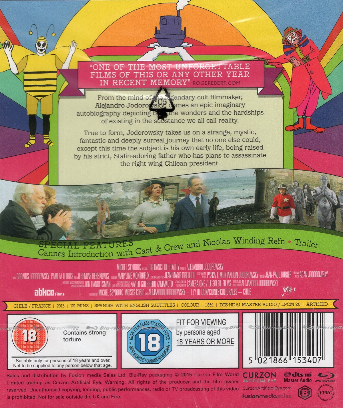 The Dance Of Reality (ej svensk text) (Blu-ray) - 2