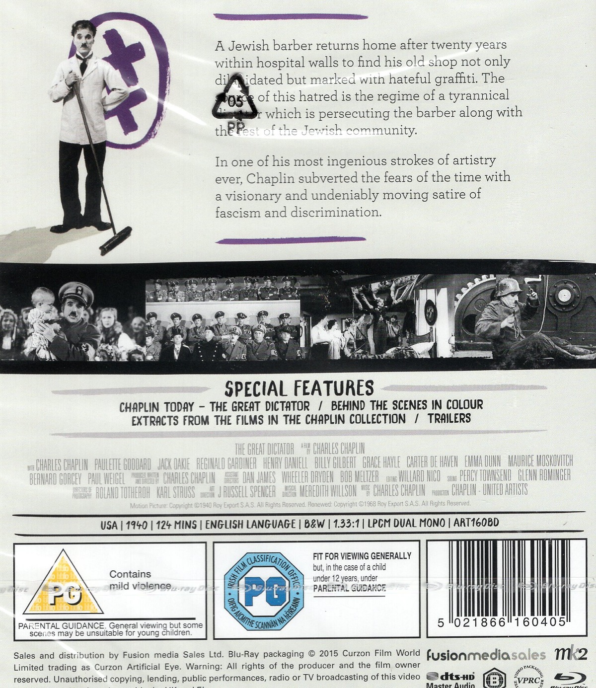Charlie Chaplin: the Great Dictator (ej svensk text) (Blu-ray) - 2