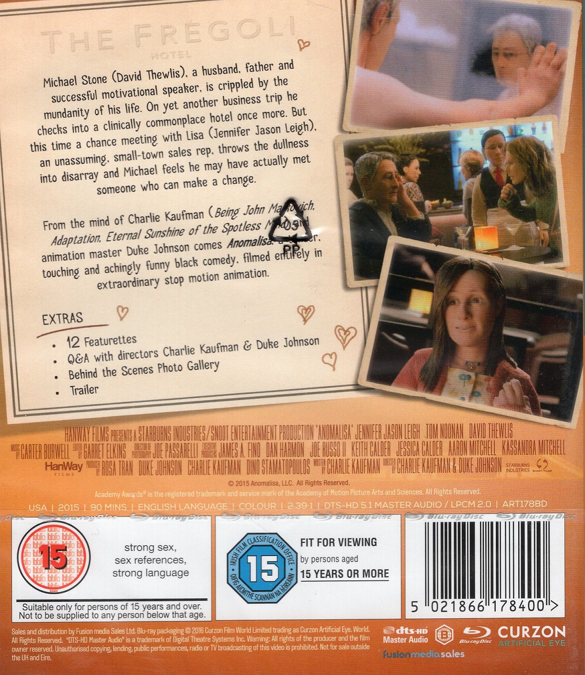 Anomalisa (ej svensk text) (Blu-ray) - 2