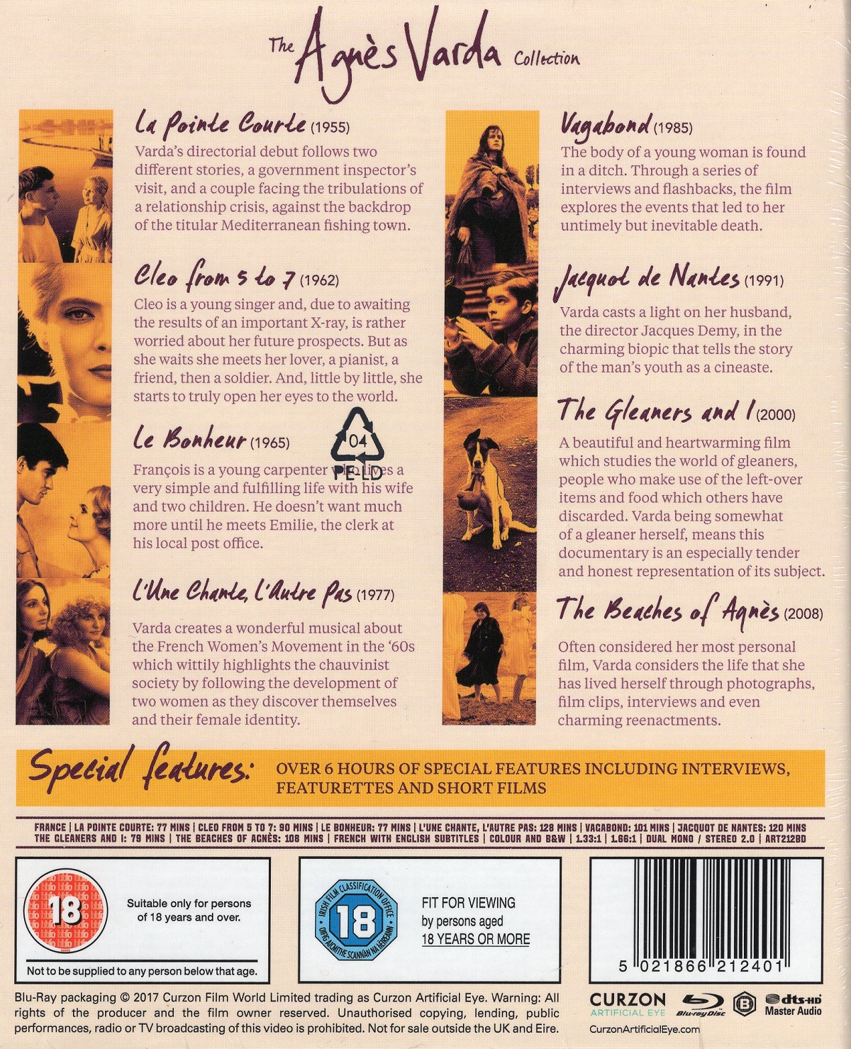 Agnes Varda Collection (8-disc) (ej svensk text) (Blu-ray) - 2