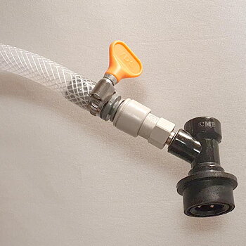 John Guest 1/2" stamme - 9,5 mm nippel