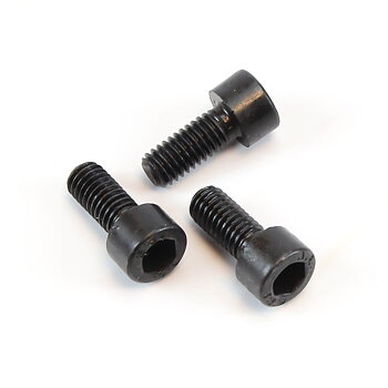 3 sekskantskruer, M6x14. Korrekt original styrke (12,9) og ligner Sachs original