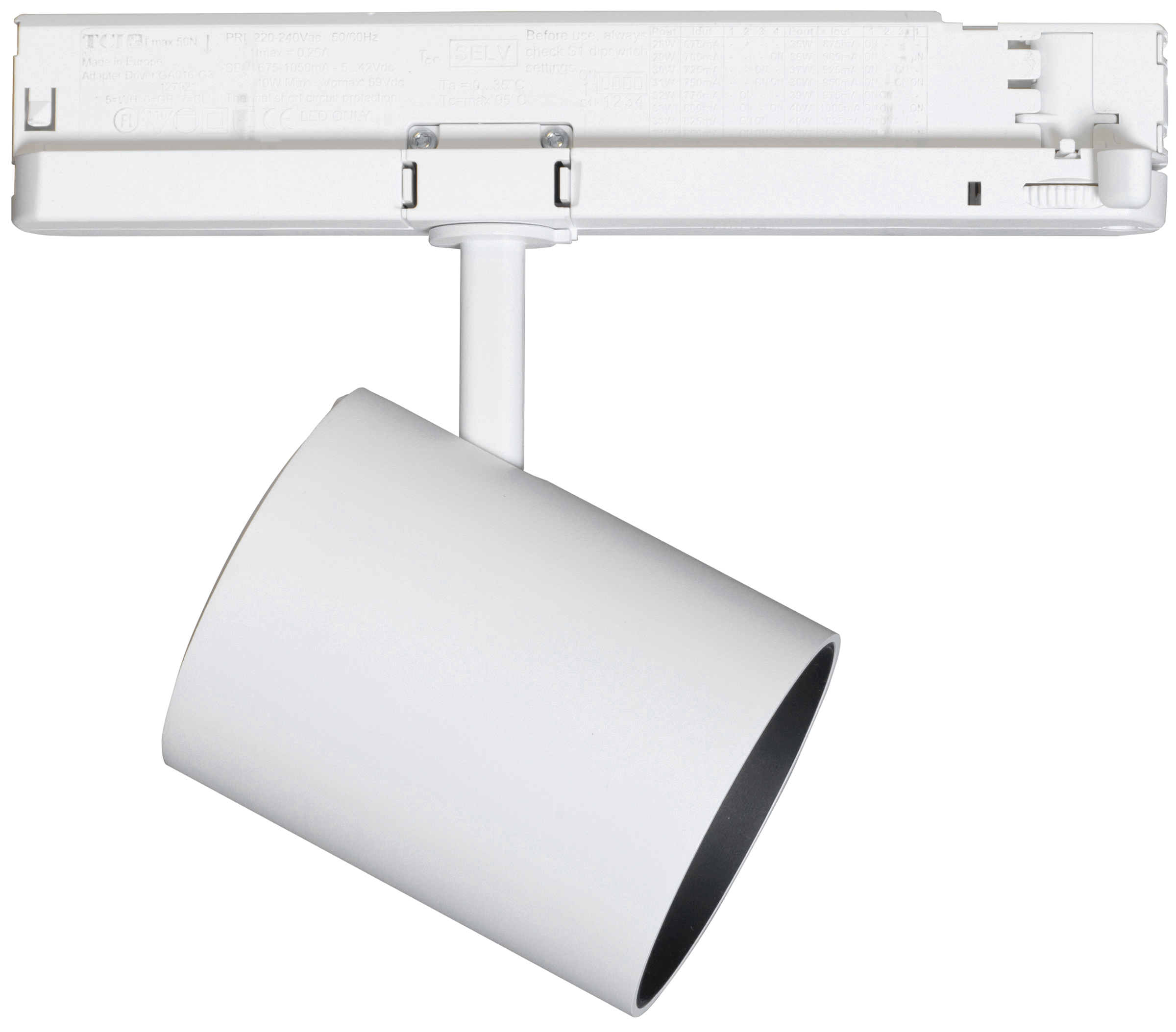 Slim + LED 23W, 2750lm - Vit - 2