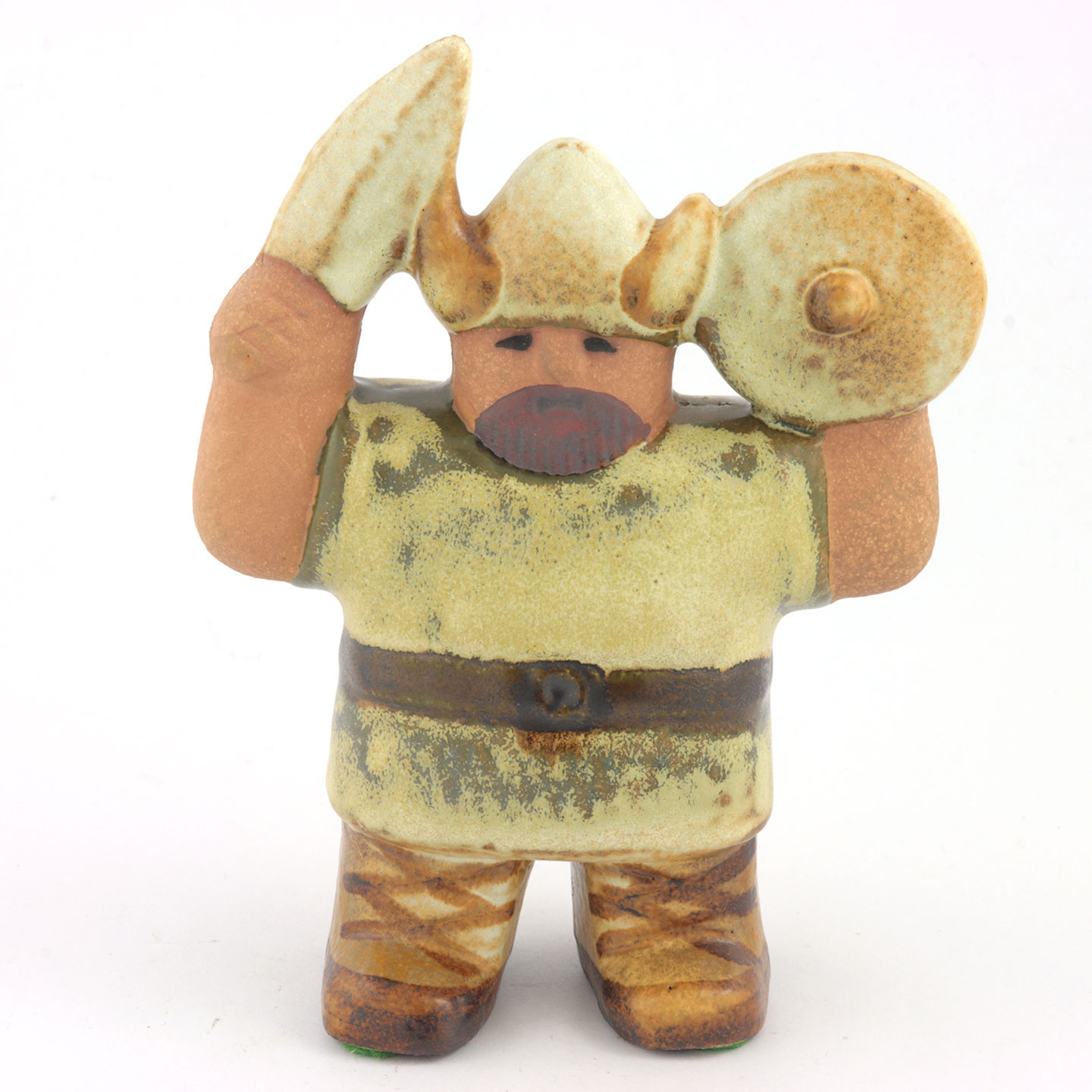 リサラーソン 剣を持つバイキングの男 Viking 〈早期生産〉1996年 14cm