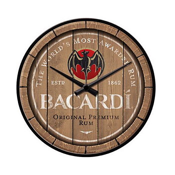 Bacardi Wanduhr (Ø 31 cm)