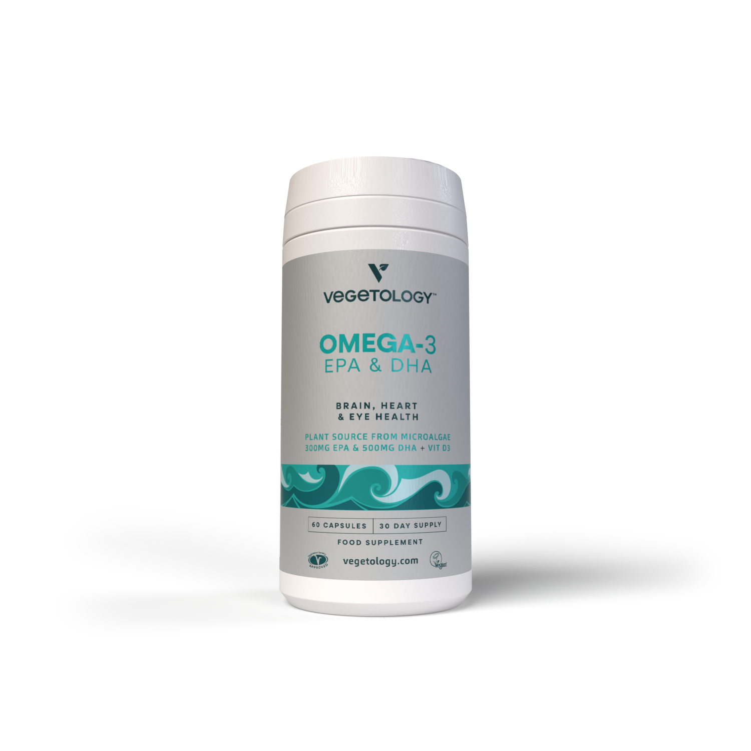 opti3 omega3 algolja vegetology. Vegansk algolga i kapslar som ersätter fiskolja. Innehåller EPA och DHA.