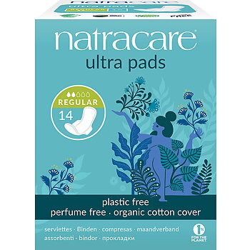 bindor ultra regular med vingar natracare 14st