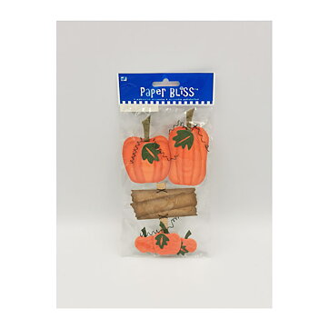 Paper Bliss  3-D Adhesive Accents - Pick a Pumpkin