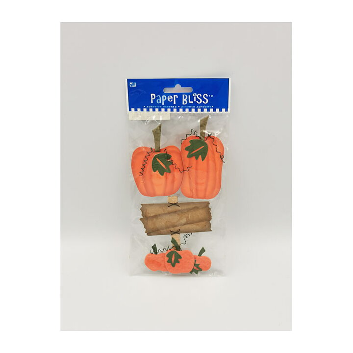 Paper Bliss  3-D Adhesive Accents - Pick a Pumpkin