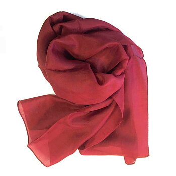 Pompejiröd Sidenscarf Isa