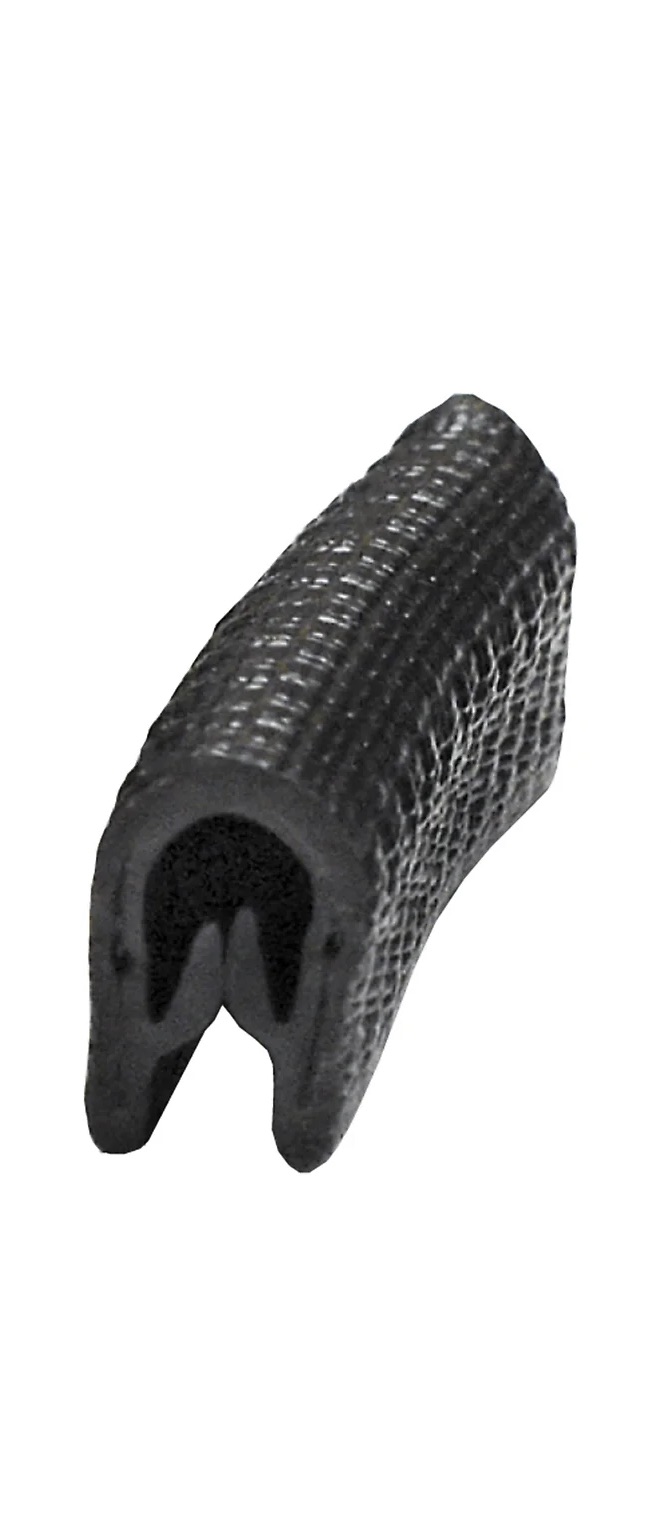 Kantskyddslist 2-4mm svart metervara - 2