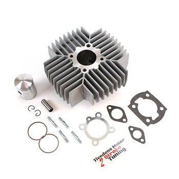 Cylinder, Puch Monza/Montana 40/12mm S1 - Ported and machined by Tiveden engine 5.4 hp