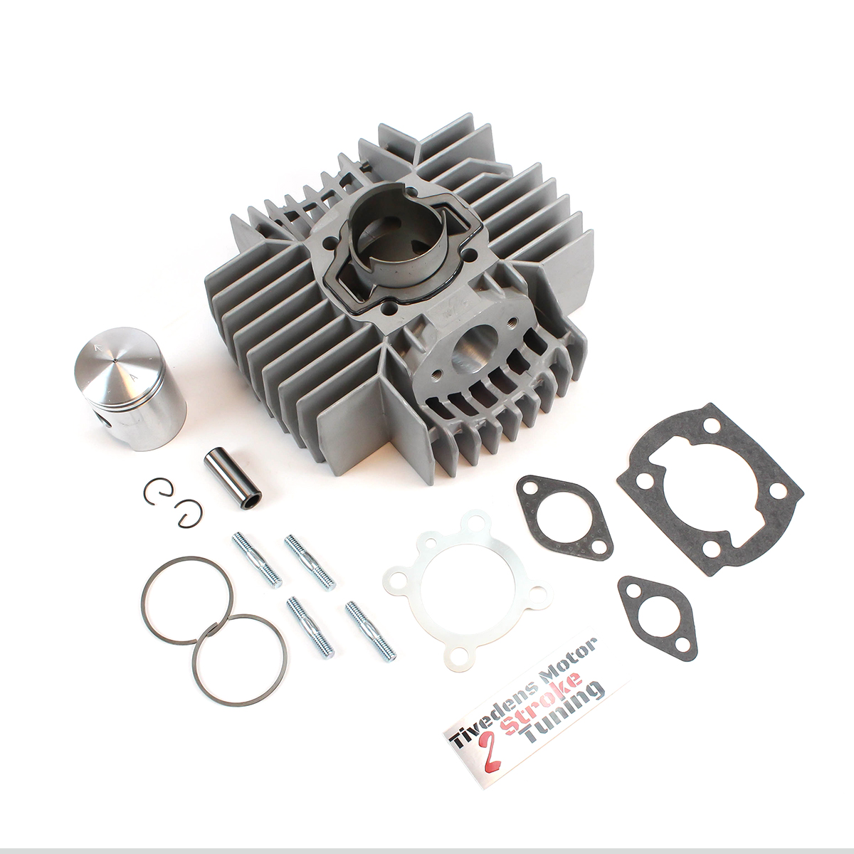 Cylinder, Puch Monza/Montana 40/12mm S1 - Ported and machined by Tiveden engine 5.4 hp - 3
