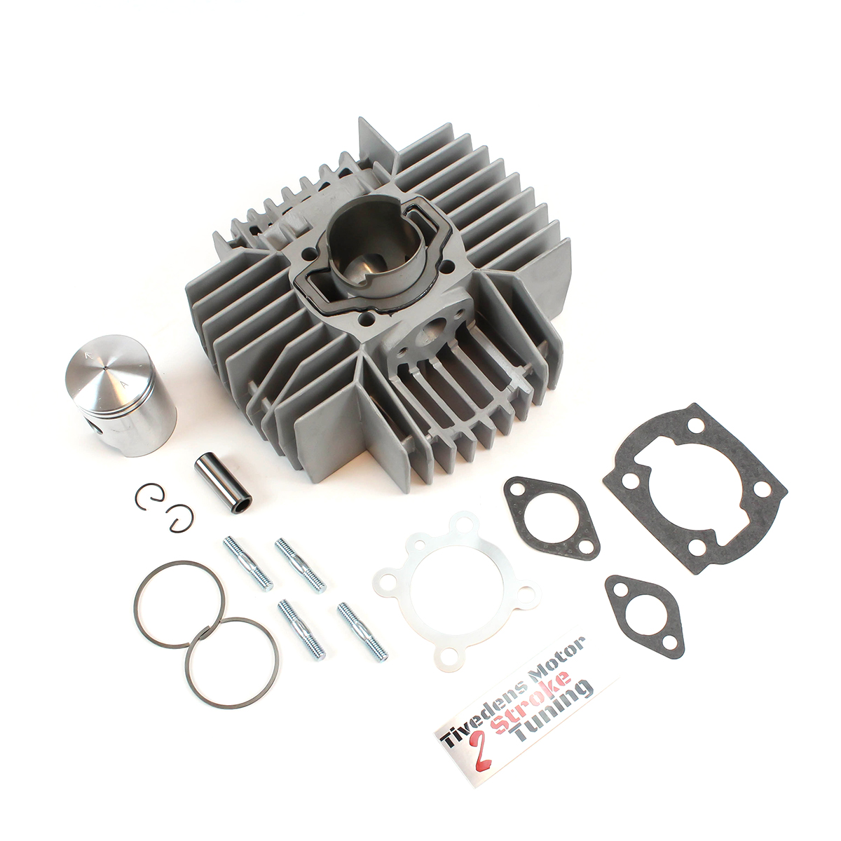 Cylinder, Puch Monza/Montana 40/12mm S1 - Ported and machined by Tiveden engine 5.4 hp - 2