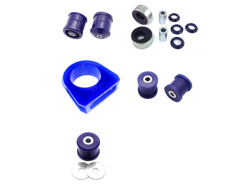Bushing Superpro Front Control Arm, Engine Steady & Beam Axle Set (With Front Caster Increase)