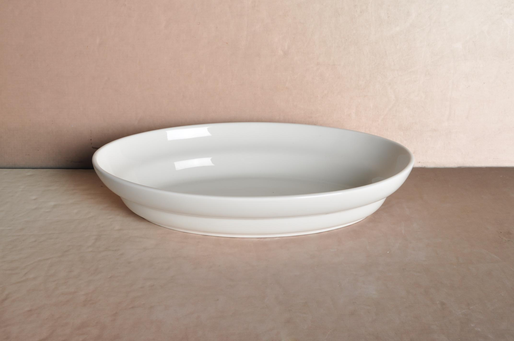 Stor Skål - Oval Rundad Kant - 2