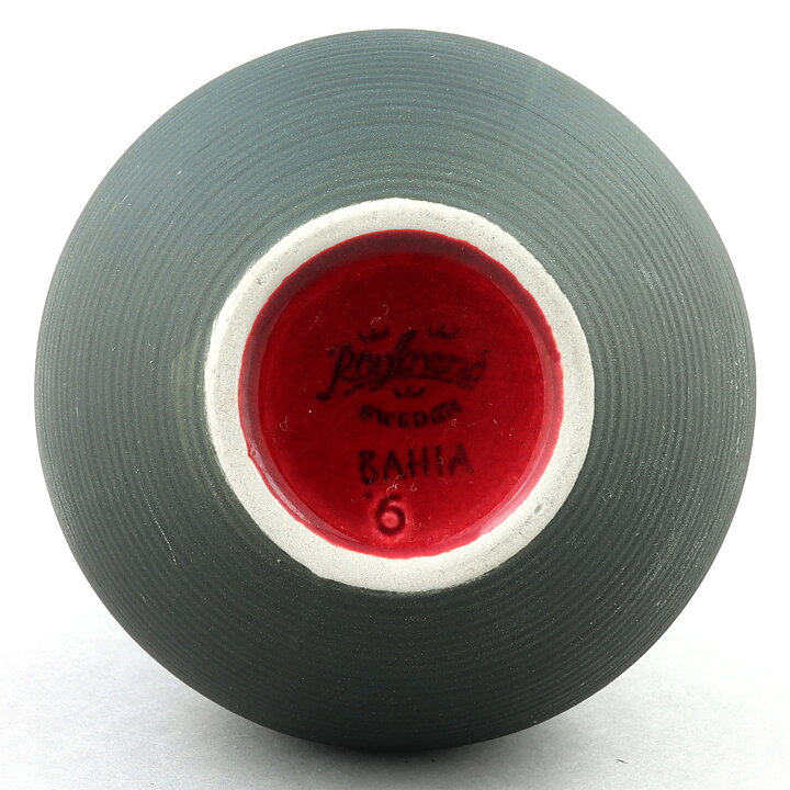 カールハリー・スタルハーネ Bahiaシリーズ  黒い花瓶  Vase  1950年代  14cm