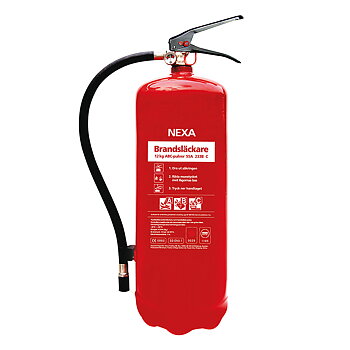Brandsläckare pulver 12 kg  Nexa 55 A