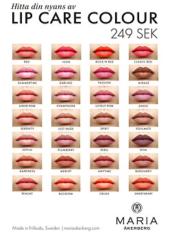 Läppstift Lip care colour MARIA ÅKERBERG.   Skogsro Lågpris hela tiden