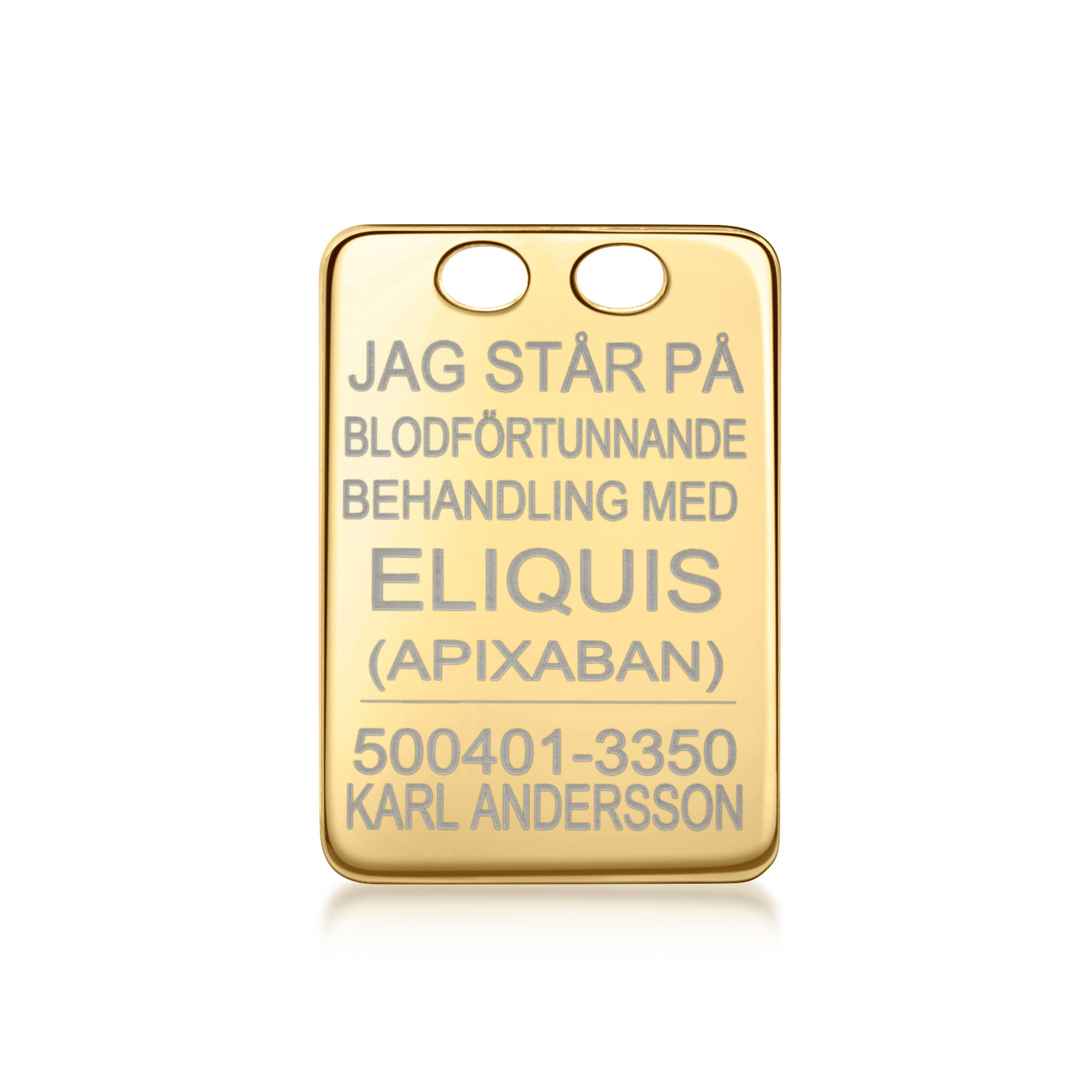 Eliquis tarjotin 18k kultaa