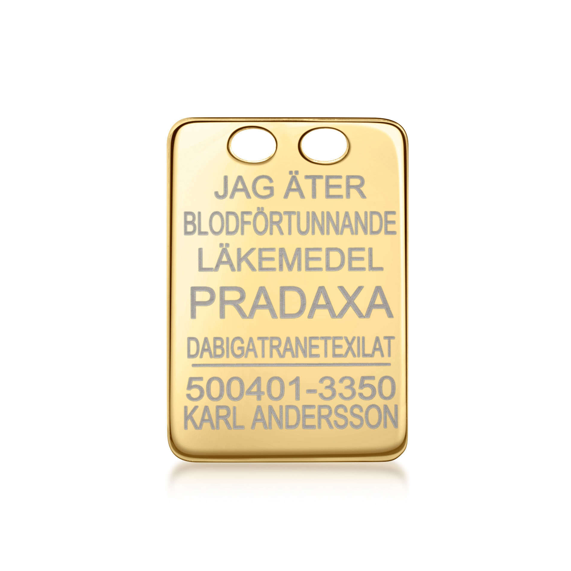 Pradaxabricka 18k kultaa