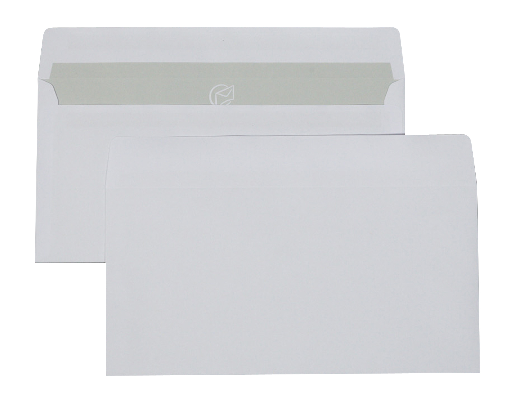 Kuvert E65 vit sh 90g 500/kt