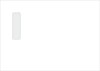 Kuvert C4 H2 vita remsa 500/kt