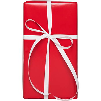 Presentpapper 57cmx154m röd