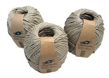 Bindgarn Hampa 3/1 80m 500g