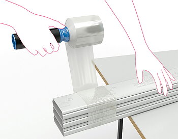 Sträckfilmshållare Wrappy Mini