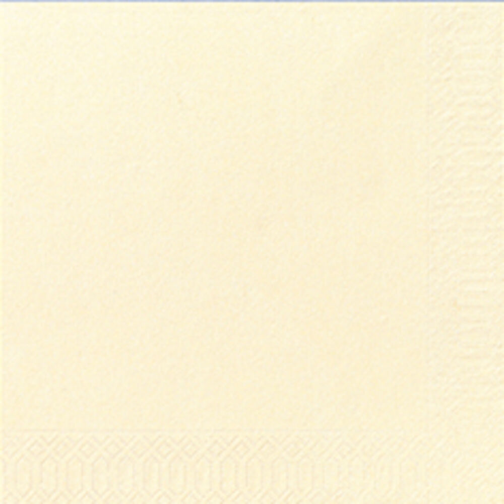 Servett 33x33 3-lag,vanil125/f