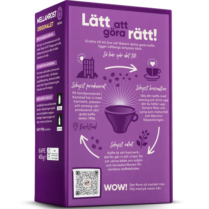 Kaffe Löfbergs Mellan 450 g - 3