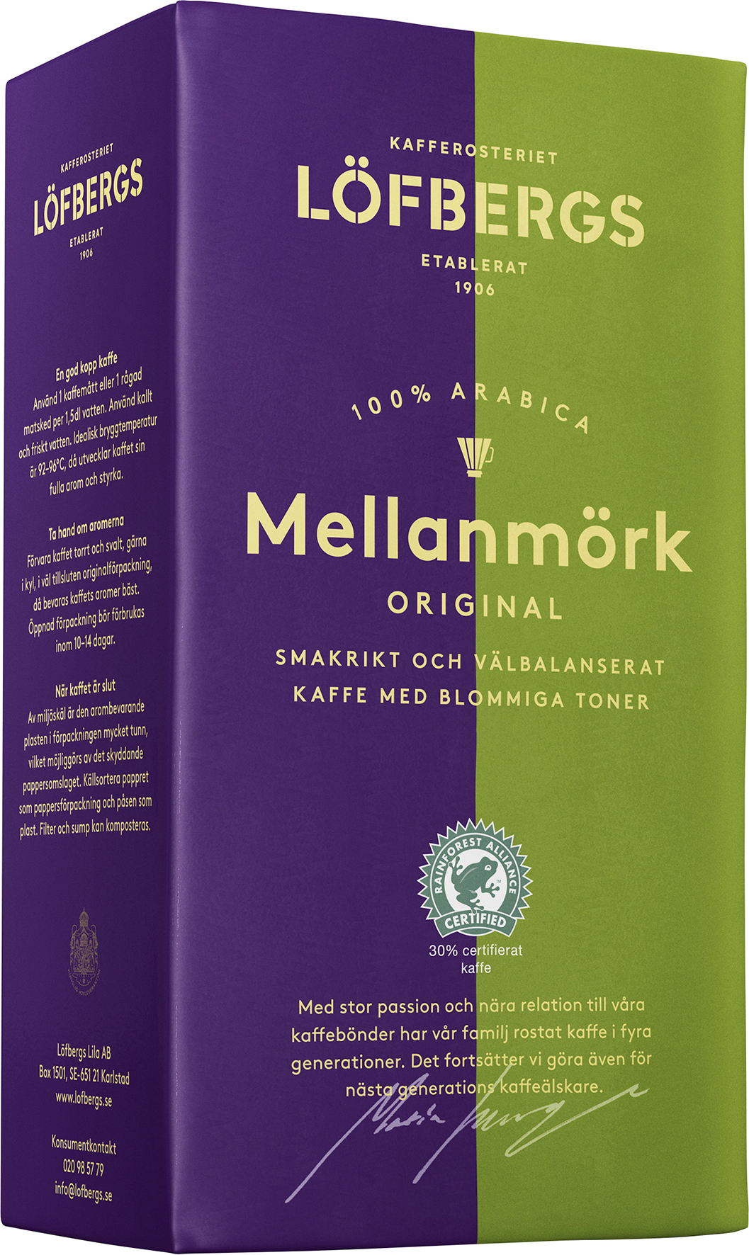Kaffe Löfbergs mell.mörk 450g
