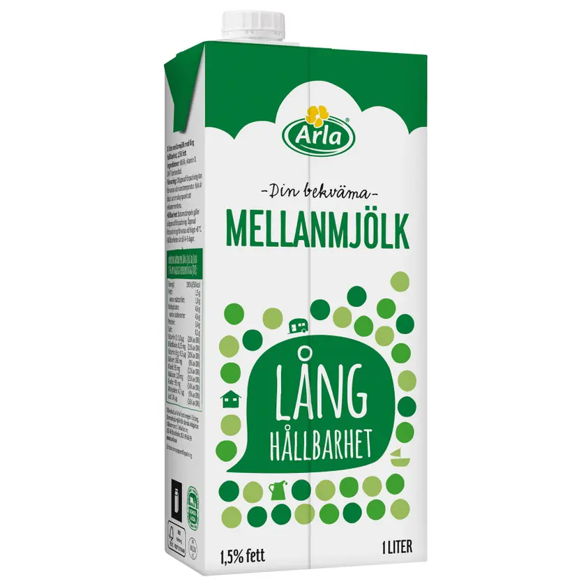 H-mjölk                     1L - 2