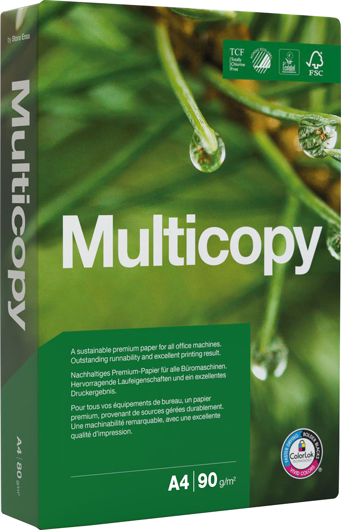 Papper Multicopy A4 90g 500/fp