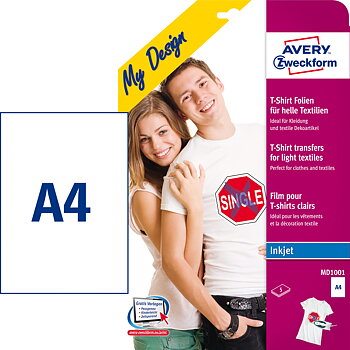 Fotopapper A4 T-shirt ljus 5/f
