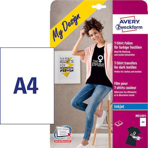 Fotopapper A4 T-shirt ljus 5/f