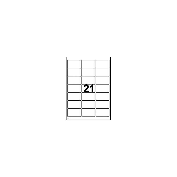 Etikett L7160 63,5x38,1 2100/f - 2