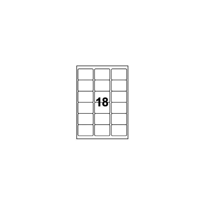 Etikett L7161 63,5x46,6 1800/f - 2