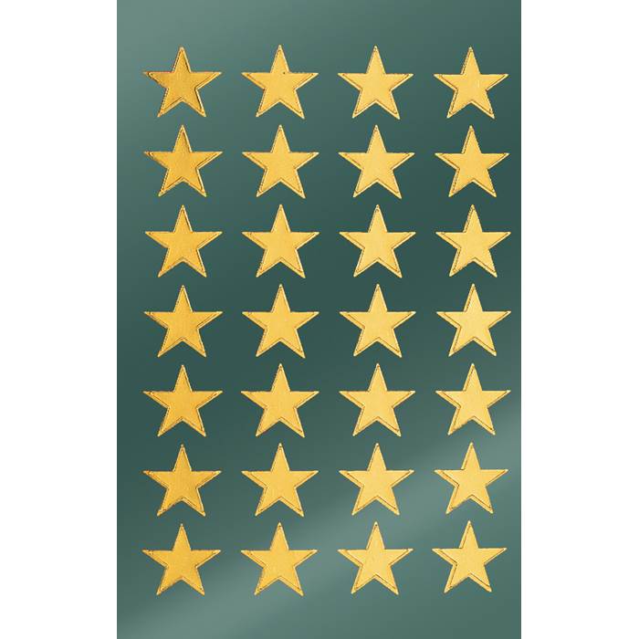 Stickers stjärnor guld 56/fp - 2