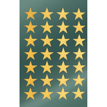 Stickers stjärnor guld 56/fp