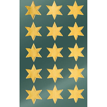 Stickers stjärnor guld 30/fp