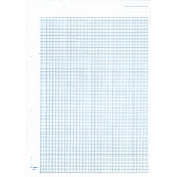 Millimeterpapper A4 50blad - 2