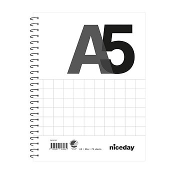 Kollegieblock A5 70bl 60g rut