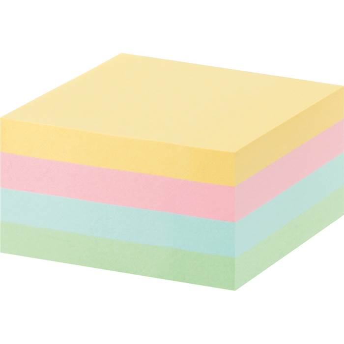 Notiskub Office 76x76 pastell - 2