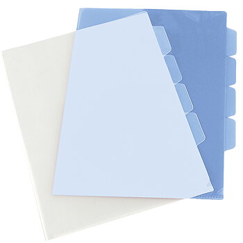 Sorteringsmapp PP A4 3-del tra
