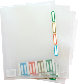 Sorteringsmapp PP A4 3-del tra
