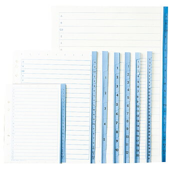 Pärmregister papper A5 A-Ö