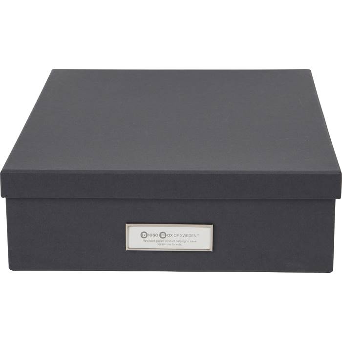 Brevbox Bigso Oskar A4 grå - 2